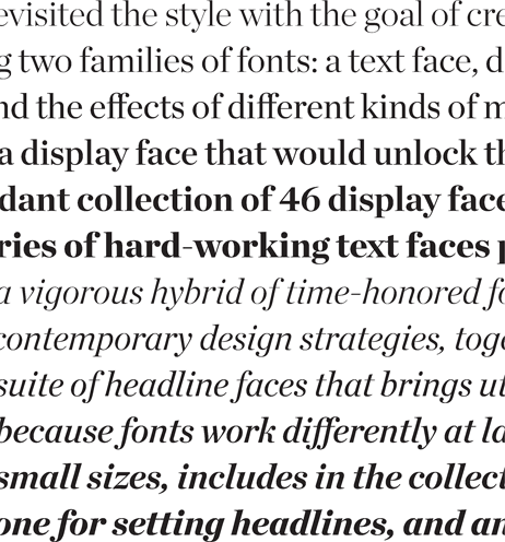 Chronicle Font Grid