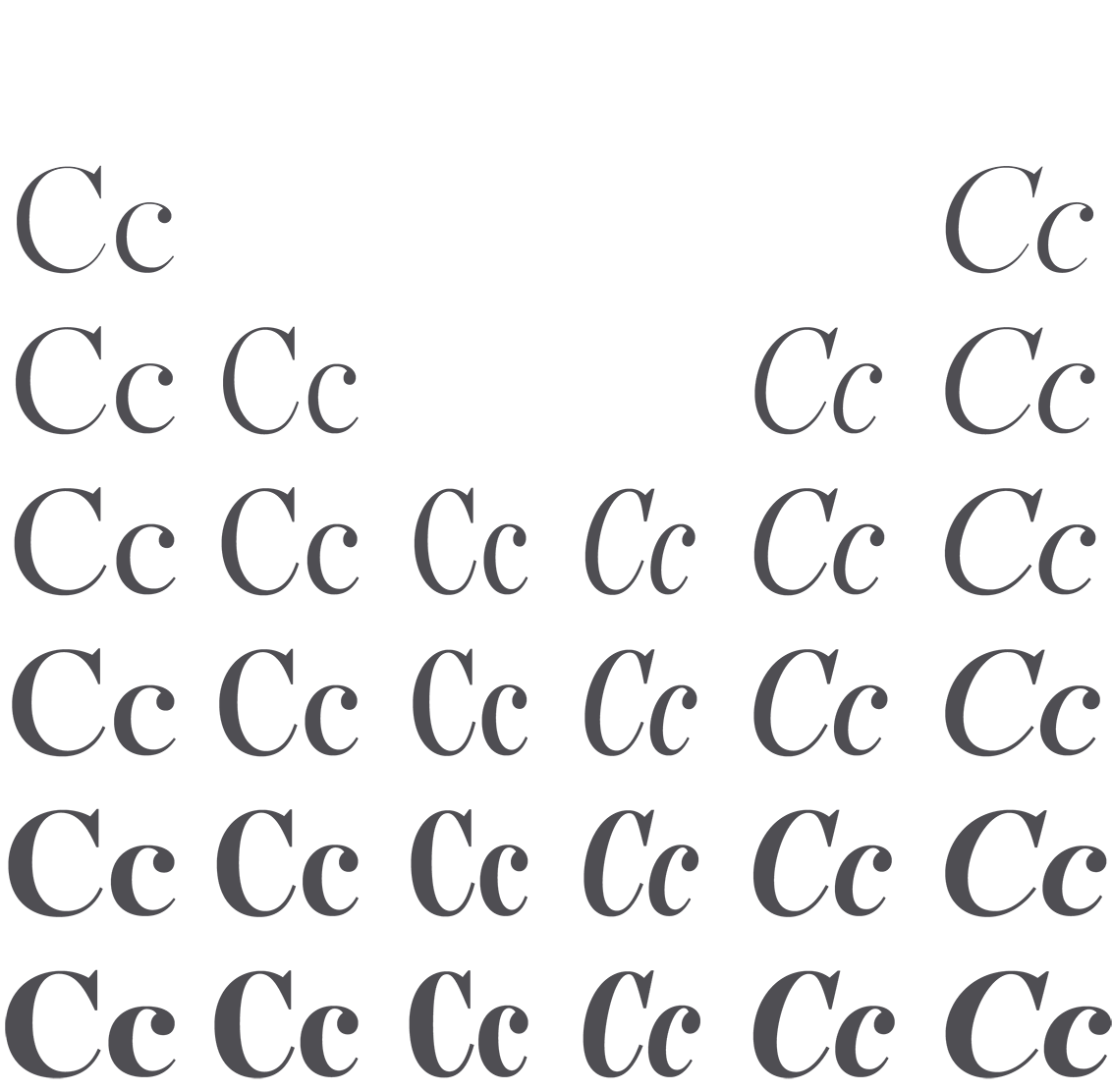 Chronicle Hairline specimen