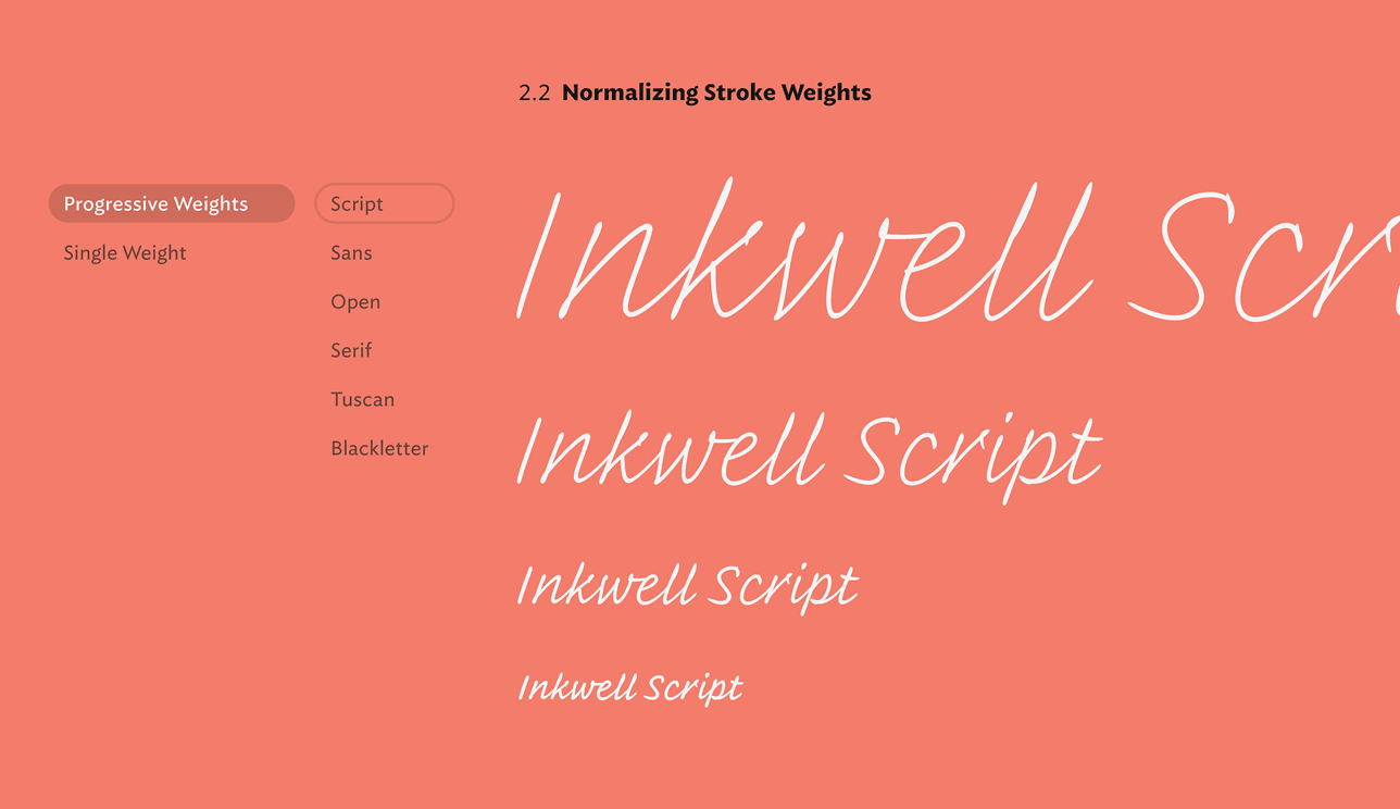 How to Use Inkwell: Normalizing Stroke Weights