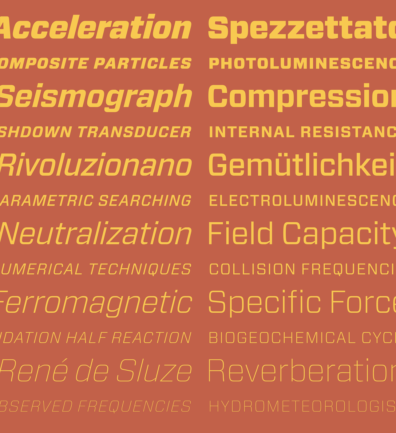 Forza fonts by Hoefler&Co.